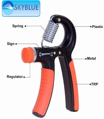 SKYBLUE Adjustable Resistance Hand Gripper For Best Hand Exerciser of 10kg-40kg Hand Grip/Fitness Grip(Multicolor)