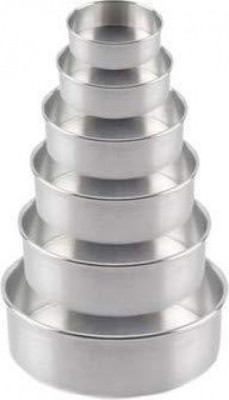 Rinkle Trendz Aluminium Cake Mould 6(Pack of 6)