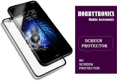 HOBBYTRONICS Edge To Edge Tempered Glass for Apple iPhone X(Pack of 1)