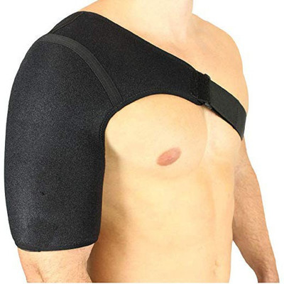 Witzion Shoulder Support Adjustable Shoulder Brace Neoprene Shoulder Support(Black)