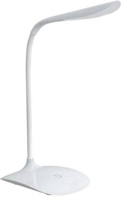 AKR LED Desk Lamp Table Light 3 Level of Brightness Flexible Neck Table Lamp Table Lamp Study Lamp(15 cm, White)