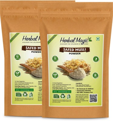 Herbal Magic Safed Musli Powder - Pack of 2(2 x 50 g)