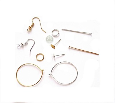 nimi creation Jewel Making Kit-Gold & Silver 11 items