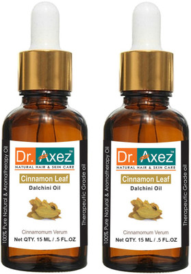 Dr. Axez Pure Natural Cinnamon leaf (Dalchini) Oil (15ML Pack of 2)(15 ml)