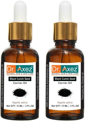 Dr. Axez Pure Natural Black Cumin Seed Carrier Oil (15ML Pack of 2)(15 ml)