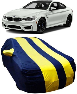 MoTRoX Car Cover For BMW M4 (With Mirror Pockets)(Blue, Yellow)