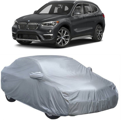 MoTRoX Car Cover For BMW X1 (With Mirror Pockets)(Silver)