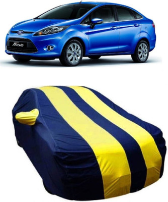 MoTRoX Car Cover For Ford Fiesta Classic (With Mirror Pockets)(Blue, Yellow)