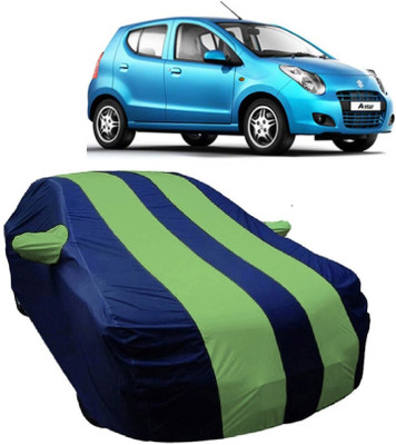 MoTRoX Car Cover For Maruti Suzuki A-Star (With Mirror Pockets)(Blue, Green)