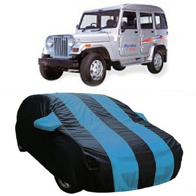 AASDEE Car Cover For Mahindra Marshal (With Mirror Pockets)(Blue)