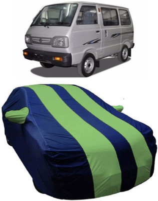 MoTRoX Car Cover For Maruti Suzuki Omni (With Mirror Pockets)(Blue, Green)