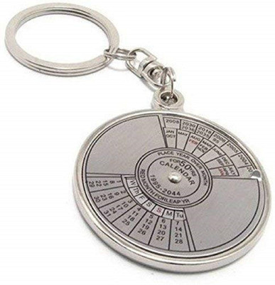 LAMRA Compass Date Perpetual With Calendar Key Chain(Silver)