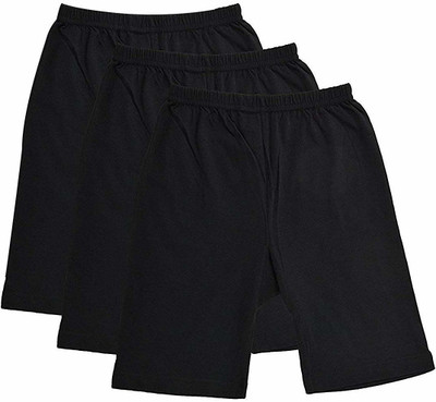 50% OFF on Fasla Short For Girls Casual Solid Cotton Linen Blend