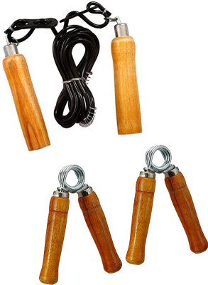 DCS Pro Fitness Combo of Hand Grip + Skipping Rope Fitness Accessory Kit Kit