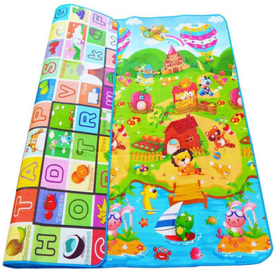 OCTOPUSPRIME Microfiber Baby Play Mat(Multicolor, Large)