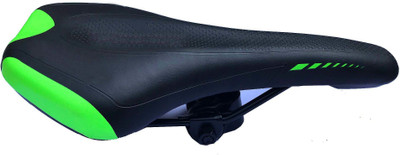 Schrodinger SCHRO70067 Road Mountain Cycle Saddle Seat Black Green Saddle(Black, Green)