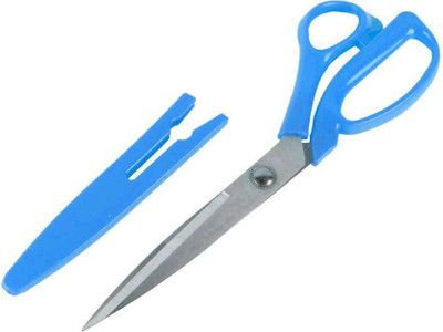 Your's Favourite All Purpose Scissor- Large Scissors for office home kitchen crafting cutting and tailoring Scissors(Set of 1, Blue, Pink)