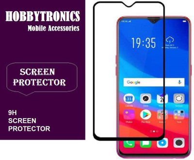 HOBBYTRONICS Edge To Edge Tempered Glass for Realme 3 Pro(Pack of 1)