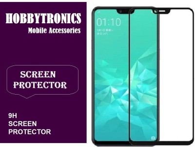 HOBBYTRONICS Edge To Edge Tempered Glass for OPPO F9 Pro(Pack of 1)