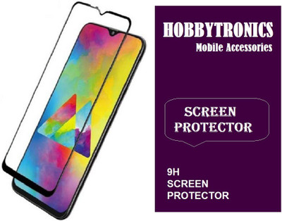 HOBBYTRONICS Edge To Edge Tempered Glass for Samsung Galaxy M10, Samsung Galaxy A10(Pack of 1)
