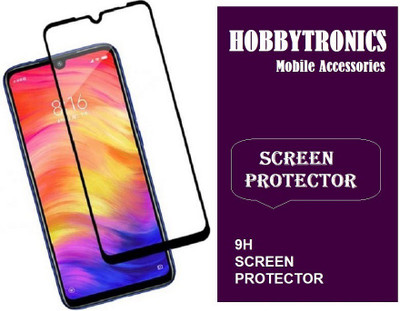 HOBBYTRONICS Edge To Edge Tempered Glass for Redmi Note 7 Pro(Pack of 1)