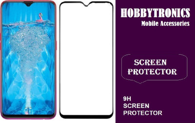 HOBBYTRONICS Edge To Edge Tempered Glass for Oppo F9(Pack of 1)