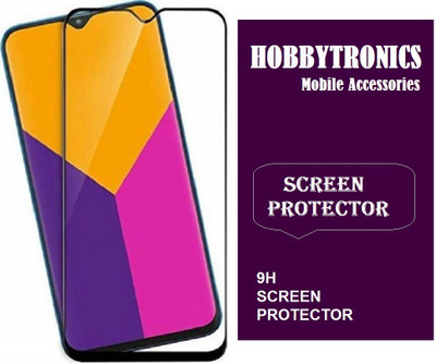 HOBBYTRONICS Edge To Edge Tempered Glass for Samsung Galaxy M10, Samsung Galaxy A10(Pack of 1)