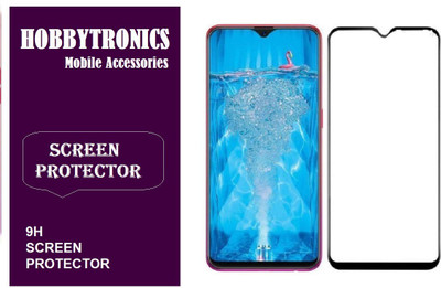 HOBBYTRONICS Edge To Edge Tempered Glass for OPPO F9 Pro(Pack of 1)
