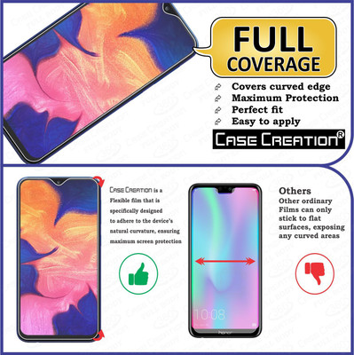 CASE CREATION Screen Guard for New Galaxy A10 (Samsung)(Pack of 2)