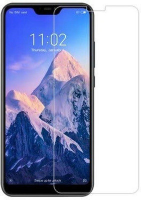 HOBBYTRONICS Tempered Glass Guard for Mi Redmi 6 pro(Pack of 1)