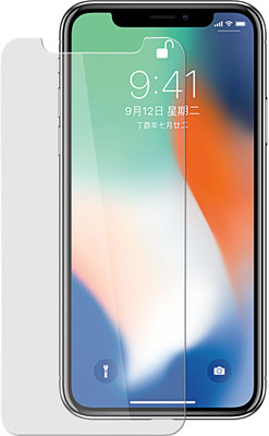 GADGETSMORE Edge To Edge Tempered Glass for Apple iPhone X(Pack of 1)