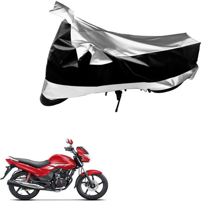 Flipkart SmartBuy Waterproof Two Wheeler Cover for Hero(Black, Silver)