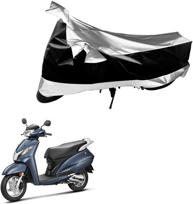 Flipkart SmartBuy Waterproof Two Wheeler Cover for Universal For Bike(Black, Silver)