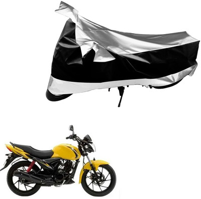 Flipkart SmartBuy Waterproof Two Wheeler Cover for Suzuki(Black, Silver)