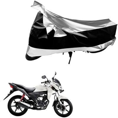 SMART BUYY Waterproof Two Wheeler Cover for Honda(CB Twister, Black, Silver)