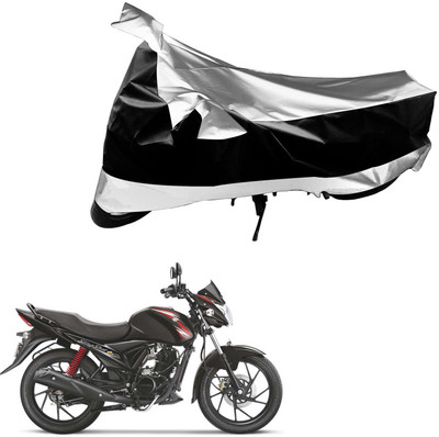 Flipkart SmartBuy Waterproof Two Wheeler Cover for Suzuki(Black, Silver)