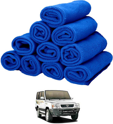 aksmit Microfiber Vehicle Washing  Cloth(Pack Of 10)