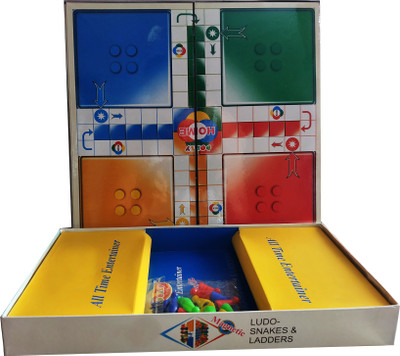 JMD Creation Ludo - Snakes & Ladders Party & Fun Board Game