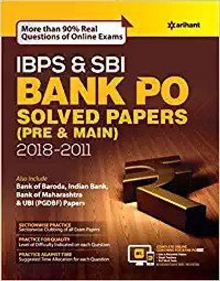 Ibps and Sbi Bank Po Solved Papers Pre and Main(English, Paperback, unknown)