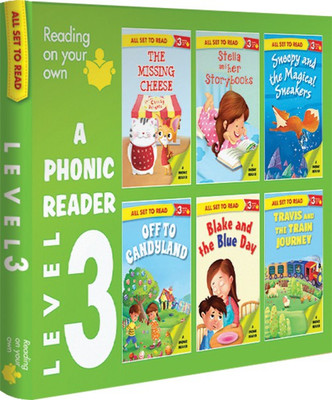 All set to Read A Phonics Reader A Phonics Reader Level 3 Box(English, Paperback, unknown)