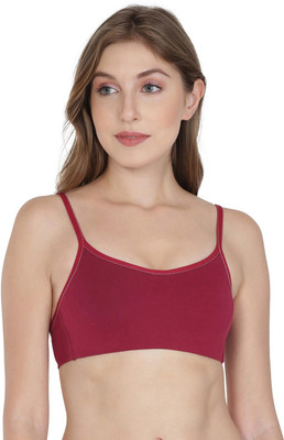 JOCKEY Women Cami Bra Non Padded Bra(Red)