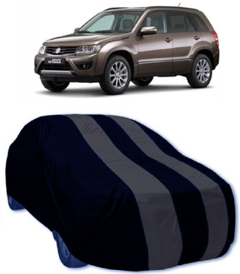 MoTRoX Car Cover For Maruti Suzuki Grand Vitara (Without Mirror Pockets)(Grey, Blue)