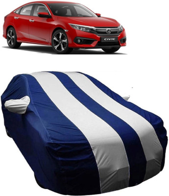 MoTRoX Car Cover For Tata Estate (With Mirror Pockets)(Blue, White)