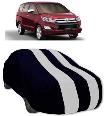 MoTRoX Car Cover For Toyota Innova Crysta (Without Mirror Pockets)(Red, White)
