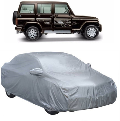MoTRoX Car Cover For Mahindra Bolero (With Mirror Pockets)(Silver)