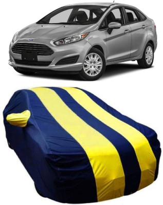 MoTRoX Car Cover For Ford Fiesta (With Mirror Pockets)(Blue, Yellow)
