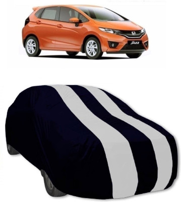MoTRoX Car Cover For Honda Jazz (Without Mirror Pockets)(Red, White)