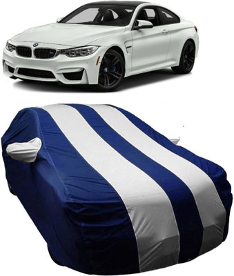 MoTRoX Car Cover For BMW M4 (With Mirror Pockets)(Blue, White)