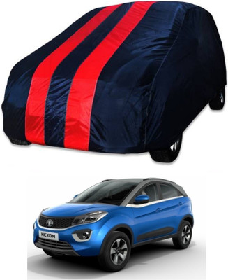 MoTRoX Car Cover For Tata Nexon (Without Mirror Pockets)(Red, Blue)