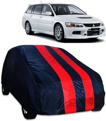 MoTRoX Car Cover For Mitsubishi Lancer Evolution (Without Mirror Pockets)(Red, Blue)